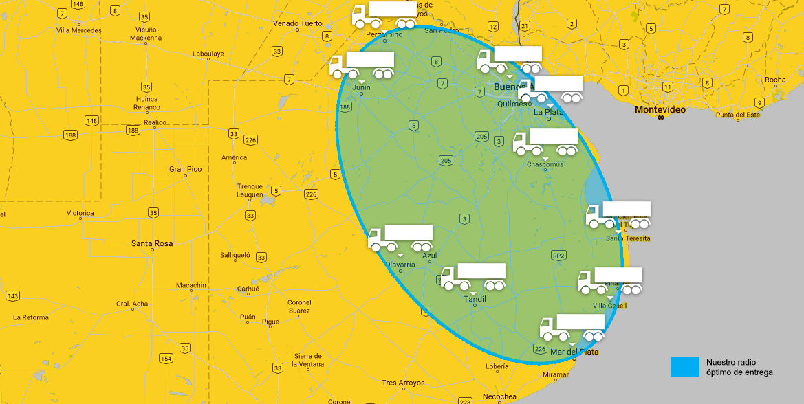 Mapa arenera